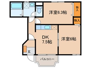 エトワールの物件間取画像